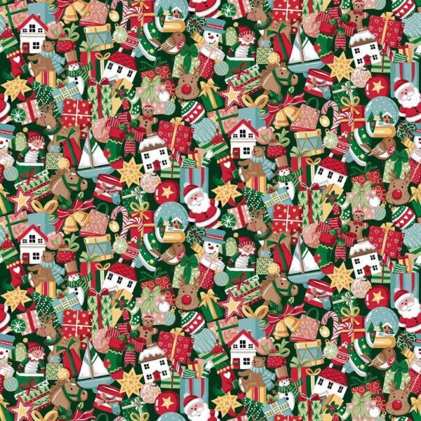 Christmas Wishes Stocking Fillers Green 033/G
