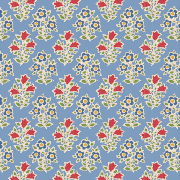 Farm Flowers Light Blue TD110100