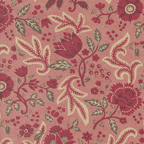 Rouenneries Trois 13961-15 Faded Red