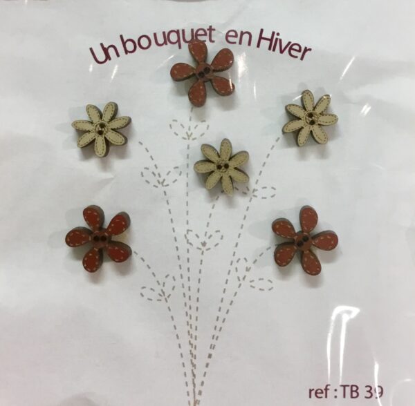 Winter Bouquet Buttons