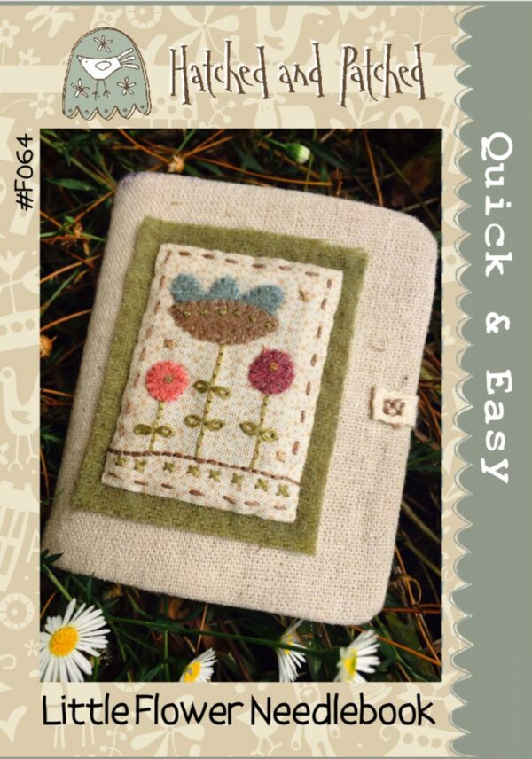 Little Flower Needlebook pattern by Anni Downs