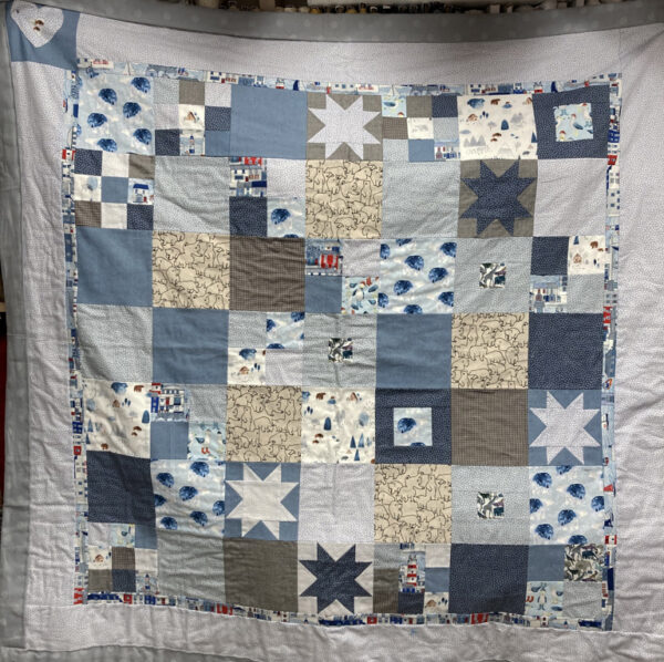 Ice Blue Quilt Kit