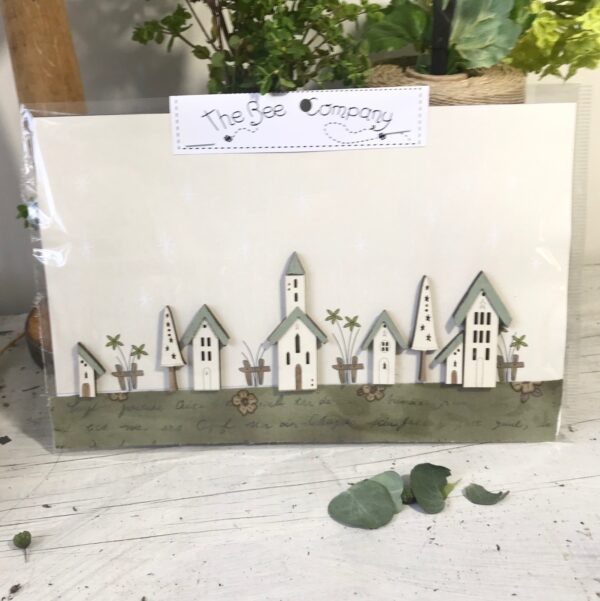 Spring Village Wooden Buttons