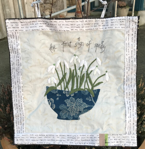 The Simple Snowdrop hanging