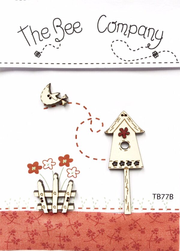 Spring Bird Buttons