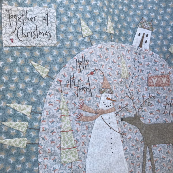 Together at Christmas Carpet Bag by Anni Downs