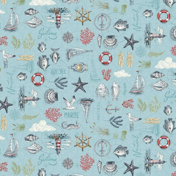 High Tide Maritime Light Blue 078-B2