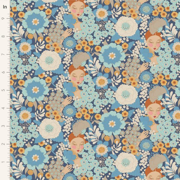 Wallflower Blue TD100607