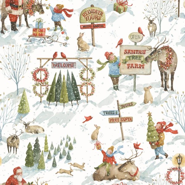 Santa's Tree Farm Main Snowy